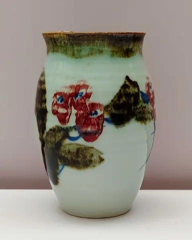 Hand-Painted Ceramic Vase