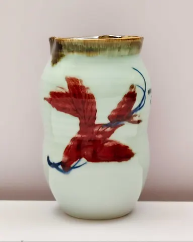 Hand-Painted Ceramic Vase