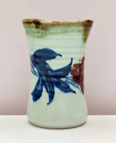 Hand-Painted Ceramic Vase