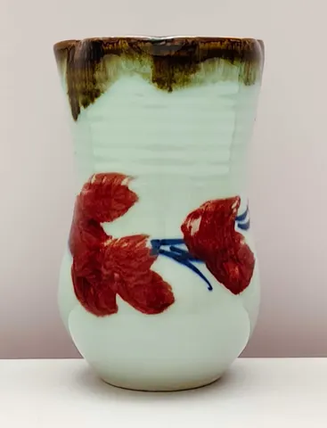 Hand-Painted Ceramic Vase