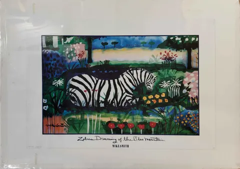 Zebra Dreaming of the Blue Mountain