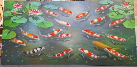 18 Koi Fishes