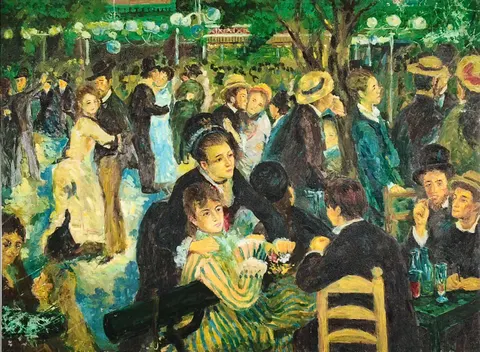 Bal du moulin de la Galette – Reproduction Oil Painting