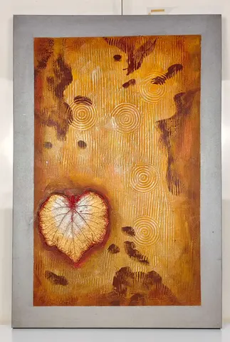Heart of Nature in Abstract Form - Oil Painting
