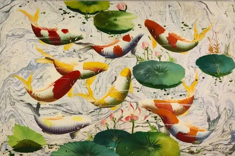 Koi Pond Scene 3