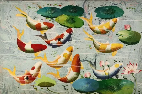 Koi Pond Scene 5