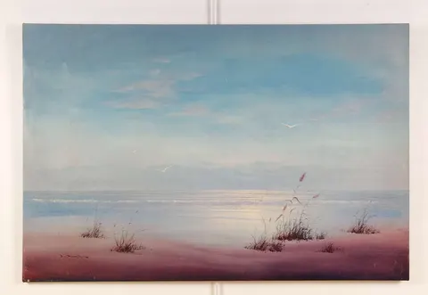 Tranquil Shore with Birds