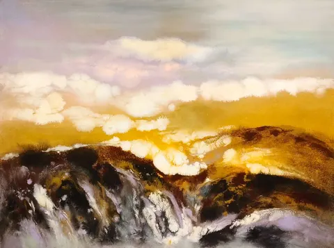 Echoes of Nature III – Textured Oil Landscapes