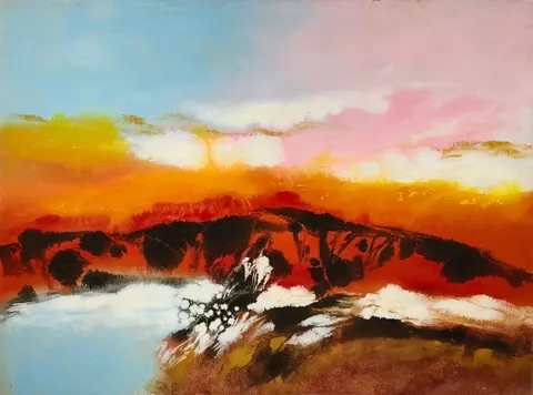 Echoes of Nature V – Textured Oil Landscapes