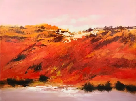 Echoes of Nature VI – Textured Oil Landscapes