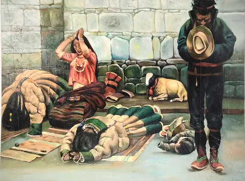 Pilgrimage – Andean Devotion Scene