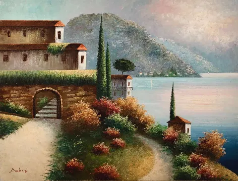 Reproduction Oil Painting - Mediterranean Gateway