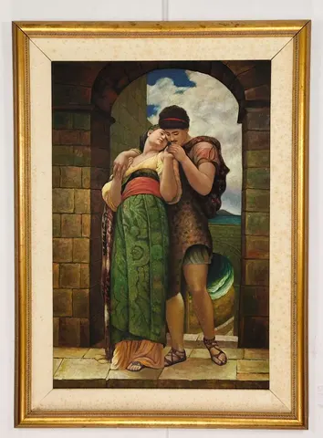 Wedded-Framed Reproduction Oil Painting (Clearance)