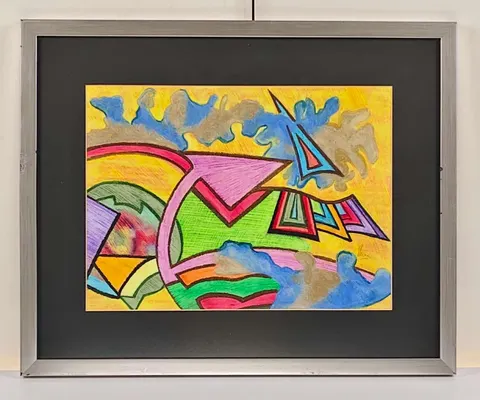 Dynamic Abstract Geometric Composition