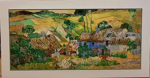 Framed Reproduction Print- Farms near Auvers