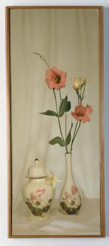Floral Ceramic Still Life – Lithograph Print (Promotion)