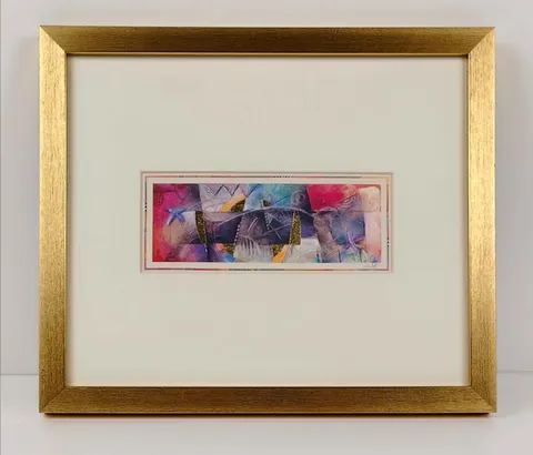 Framed Decorative Abstract Geometric Art