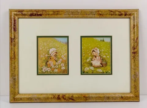 Children in Flower Fields