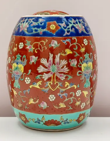 Chinese Ceramic Ginger Jar – Famille Verte Style