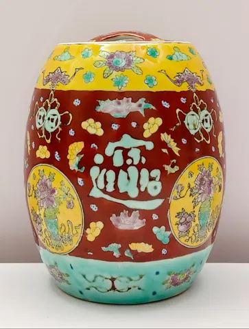 Chinese Ceramic Ginger Jar – Famille Verte Style