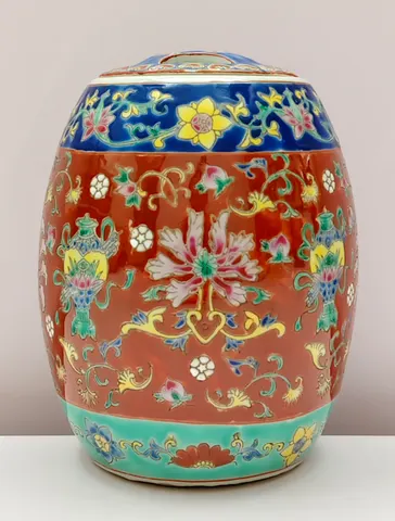 Chinese Ceramic Ginger Jar – Famille Verte Style