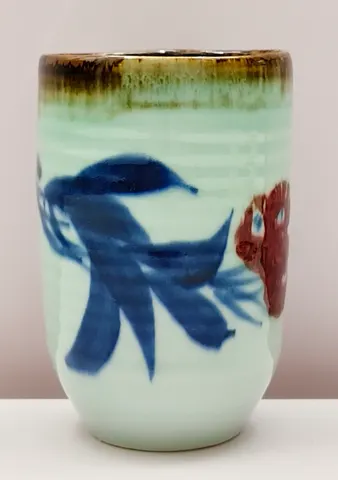 Hand-Painted Ceramic Vase V-1-503