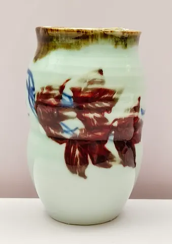 Hand-Painted Ceramic Vase V-1-509