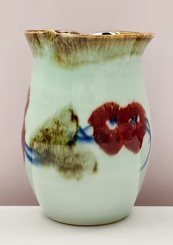 Hand-Painted Ceramic Vase V-1-518