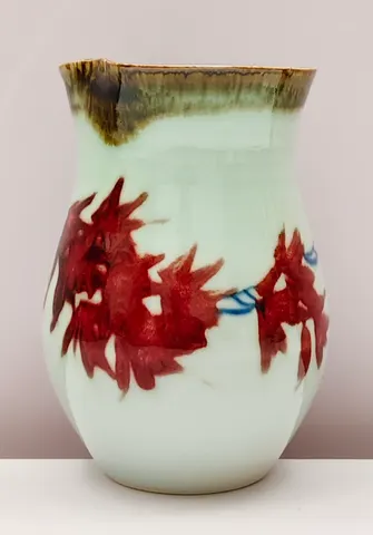 Hand-Painted Ceramic Vase V-1-519