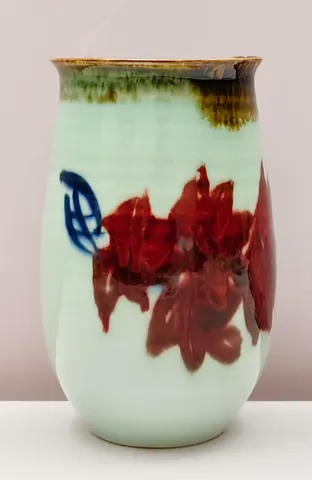 Hand-Painted Ceramic Vase V-1-521