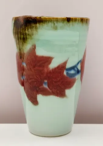 Hand-Painted Ceramic Vase V-1-528