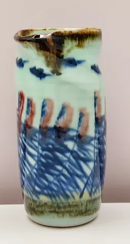 Hand-Painted Ceramic Vase