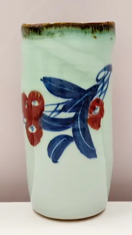 Hand-Painted Ceramic Vase