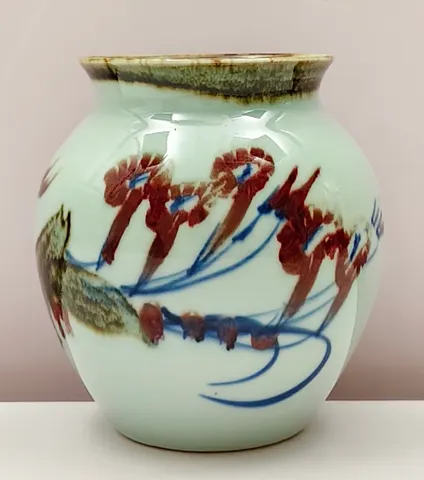Hand-Painted Ceramic Vase