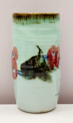 Hand-Painted Ceramic Vase