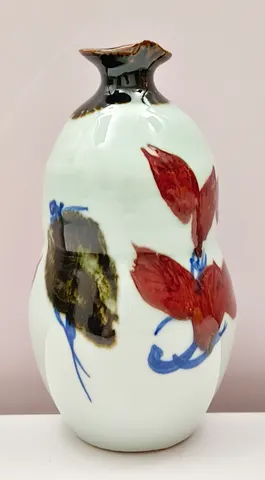 Hand-Painted Ceramic Vase