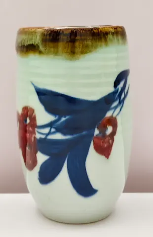 Hand-Painted Ceramic Vase