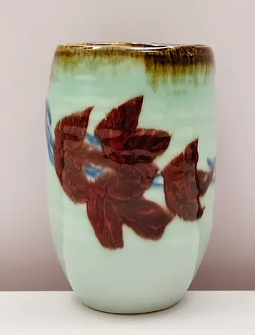 Hand-Painted Ceramic Vase
