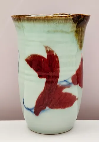 Hand-Painted Ceramic Vase