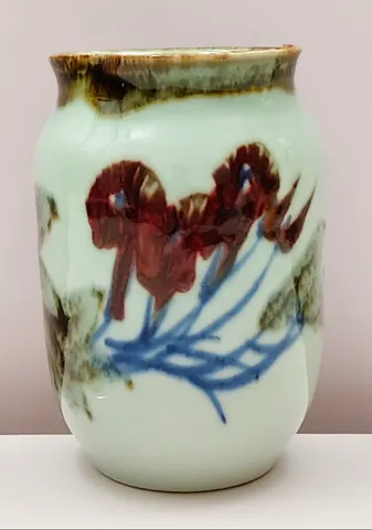 Hand-Painted Ceramic Vase