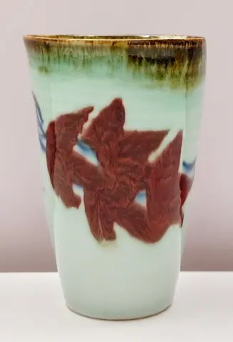 Hand-Painted Ceramic Vase