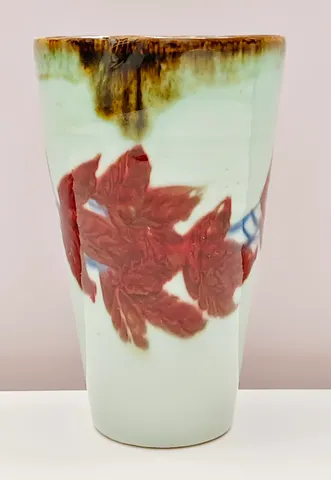 Hand-Painted Ceramic Vase