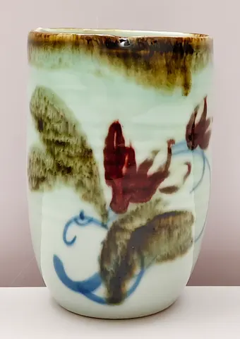 Hand-Painted Ceramic Vase