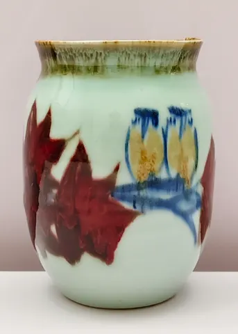 Hand-Painted Ceramic Vase