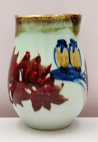 Hand-Painted Ceramic Vase