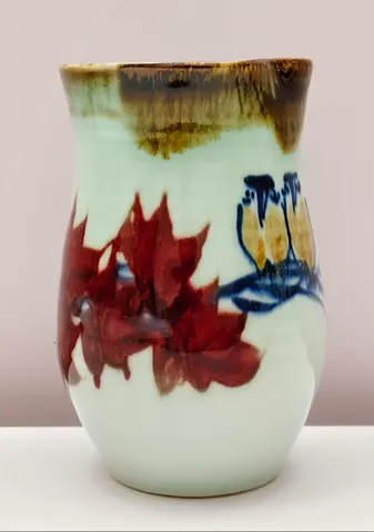 Hand-Painted Ceramic Vase