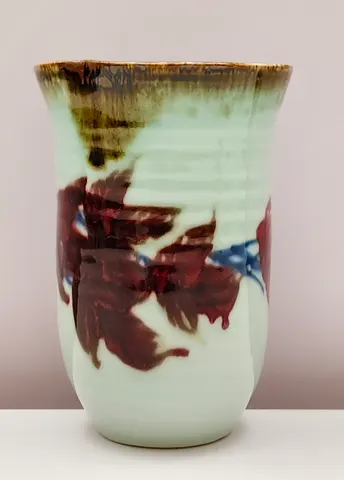 Hand-Painted Ceramic Vase