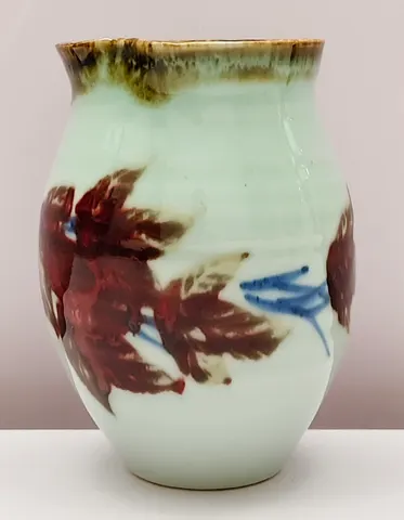 Hand-Painted Ceramic Vase