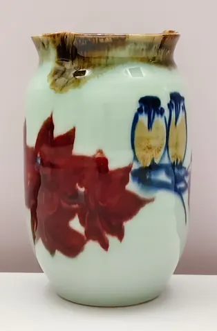 Hand-Painted Ceramic Vase