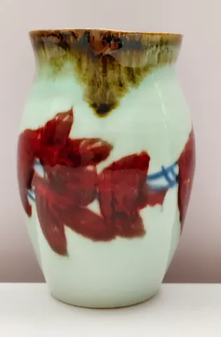Hand-Painted Ceramic Vase